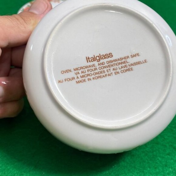 Vintage Italglass Ceramic Lidded Dish,Elegant Trinket Ring Storage Box - Picture 3 of 10